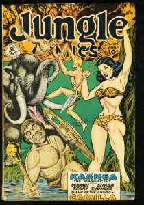 JUNGLE COMICS #104 FICTION HOUSE-DR WERTHAM-1948 SPICY VG/FN