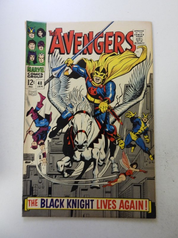 The Avengers #48  First appearance of new Black Knight VG/FN 1/2 spine split