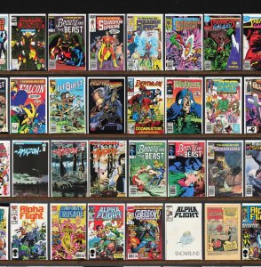 Huge Lot 150+ Comics with Alpha Flight, West Coast Avengers & More!
