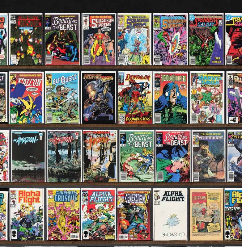 Huge Lot 150+ Comics with Alpha Flight, West Coast Avengers & More!