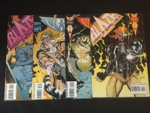 BLAZE: LEGACY OF BLOOD #1, 2, 3, 4 Complete Mini-Series, VF Condition