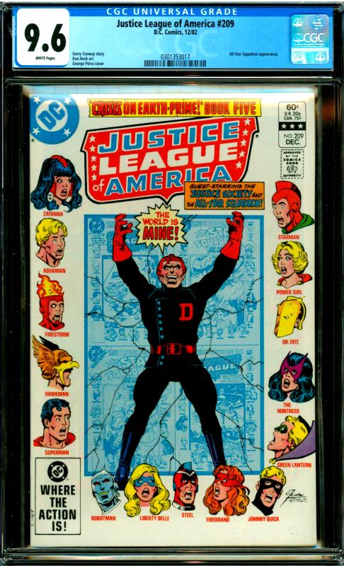 Justice League of America #209 CGC Graded 9.6