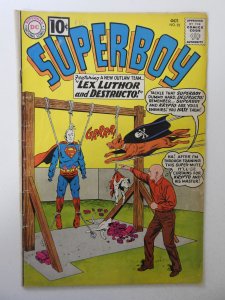 Superboy #92 (1961) VG- Condition moisture stain, pencil fc