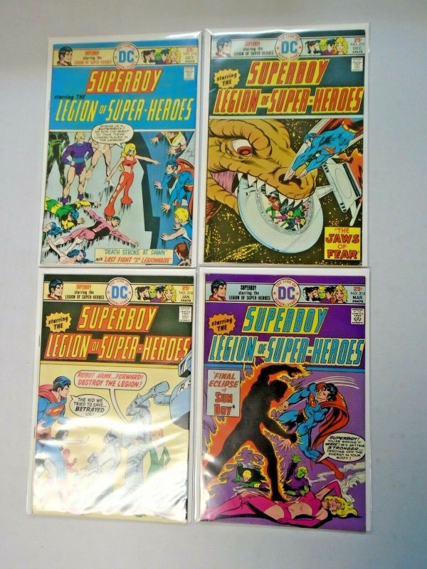 Bronze Age Superboy Comic Lot 25¢ Covers #206-215 9 Diff Avg 6.0 FN (1975-76)