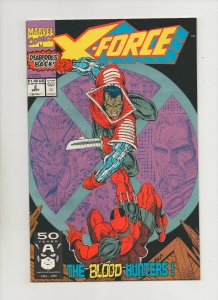 X-Force #2 - 2nd Deadpool App! Great Cover - (Grade 9.2) 1991