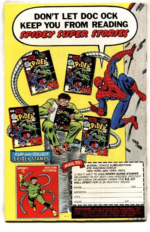Spidey Super Stories #21--1977--Doctor Octopus--comic book--Marvel