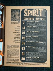 1974 THE SPIRIT Warren Magazine #2 FN+ 6.5  Will Eisner