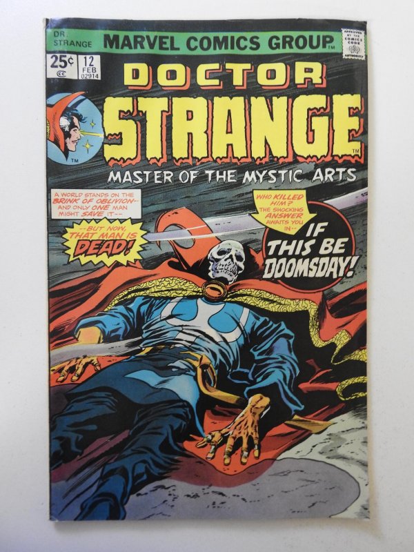 Doctor Strange #12 (1976) VG- Condition! MVS intact! Moisture wrinkle