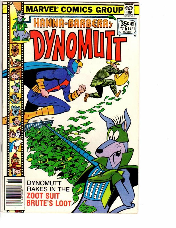 DYNOMUTT (1978 MARVEL) 6 VF Sept 1978 COMICS BOOK