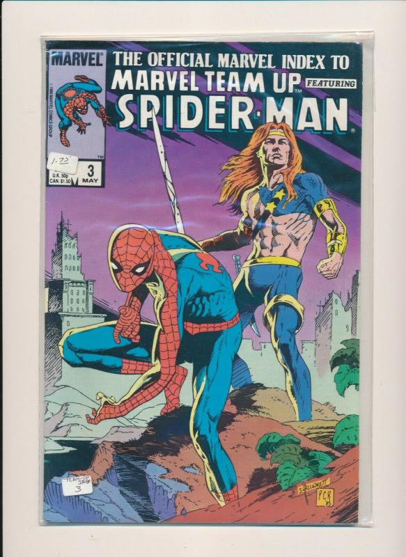 Marvel Set of 6- Index to Marvel Team-Up ft. SPIDER-MAN #1-6 F/VF (PF663)