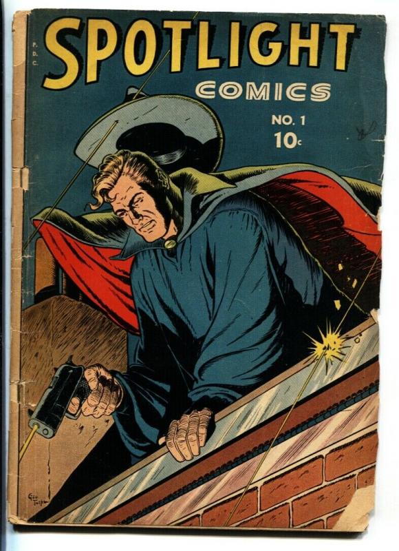 SPOTLIGHT #1-1944-CHESLER-BARRY KUDA-BLACK DWARF-VEILED AVENGER-comic 