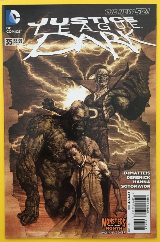 JUSTICE LEAGUE DARK 35 MONSTERS OF THE MONTH COVER DC 2014