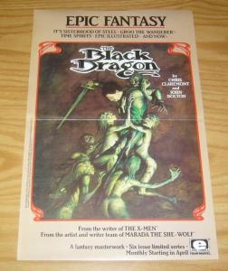 Black Dragon #1-6 VF/NM complete series + poster CHRIS CLAREMONT john bolton set