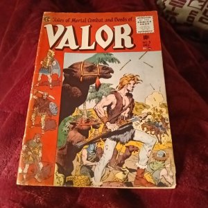 VALOR EC COMICS #5 golden age wally wood art action adventure sword and sorcery