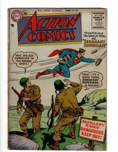 Action Comics # 205 FN DC Comic Book Superman Batman Green Lantern Flash KD1