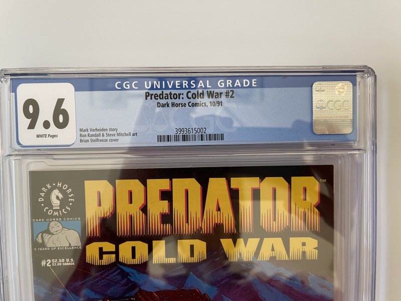 Predator Cold War #2 CGC 9.6 (1991)