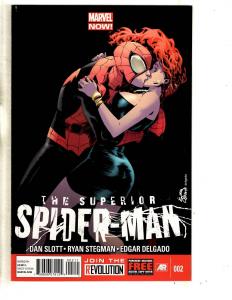 Lot Of 5 Superior Spider-Man Marvel Comic Books # 1 2 3 4 5 Ock Green Goblin J89