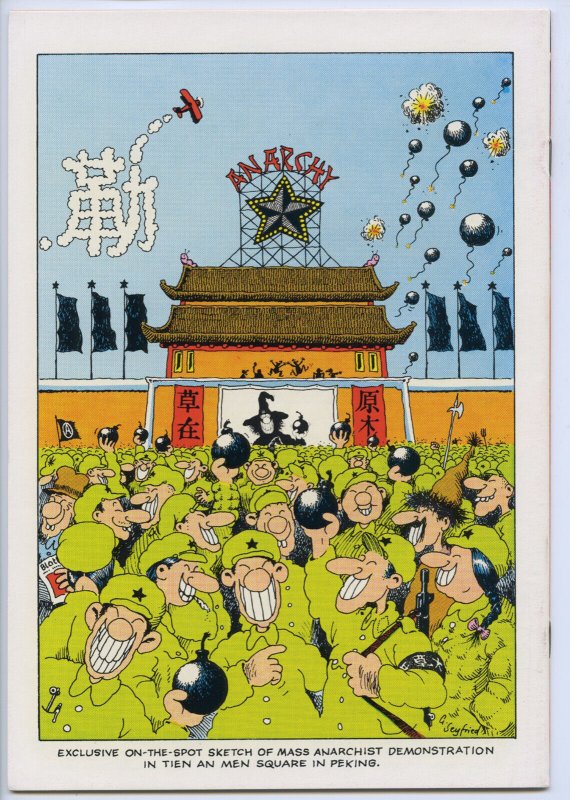 ANARCHY COMICS #1- 7.5, OW-W - Comix - 1st printing