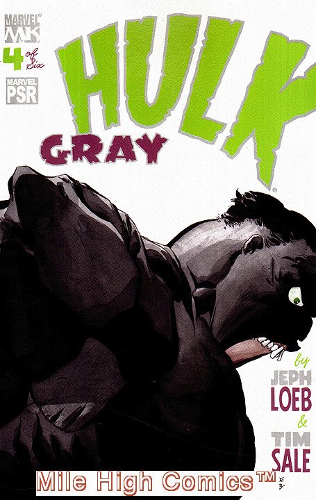 HULK: GRAY (2003 Series) #4 Very Fine Comics Book