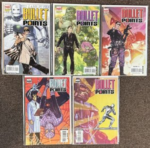 Bullet Points #1,2,3,4,5 Marvel Comics 2007 Complete Set