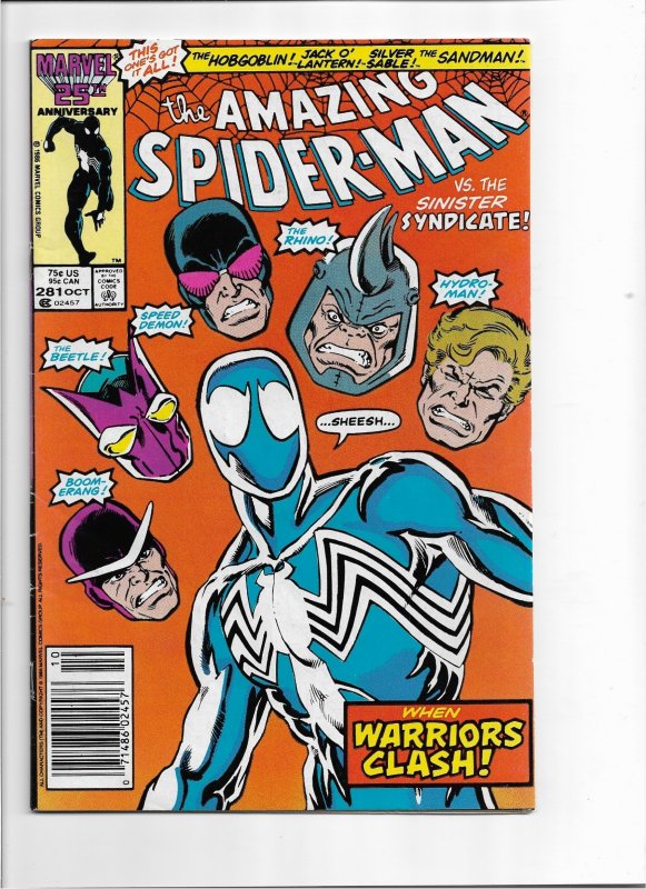 The Amazing Spider-Man #281 (1986) FN