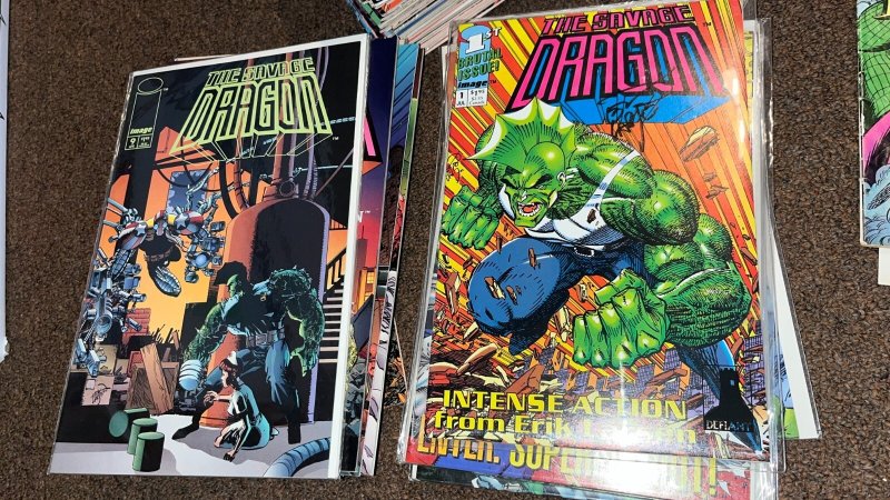 Savage Dragon (1993) Lot - Near Complete Run of Issue #s 1-119, Erik Larsen