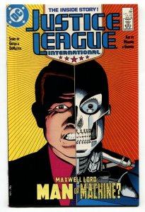 Justice League International #12-Origin of Maxwell Lord-1st app ICE