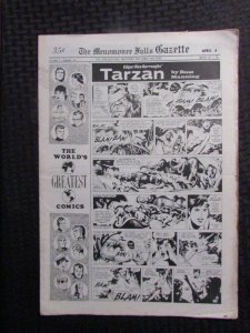 1972 April 3 MENOMONEE FALLS GAZETTE Comic Weekly #16 FN 6.0 Air Hawk Tarzan