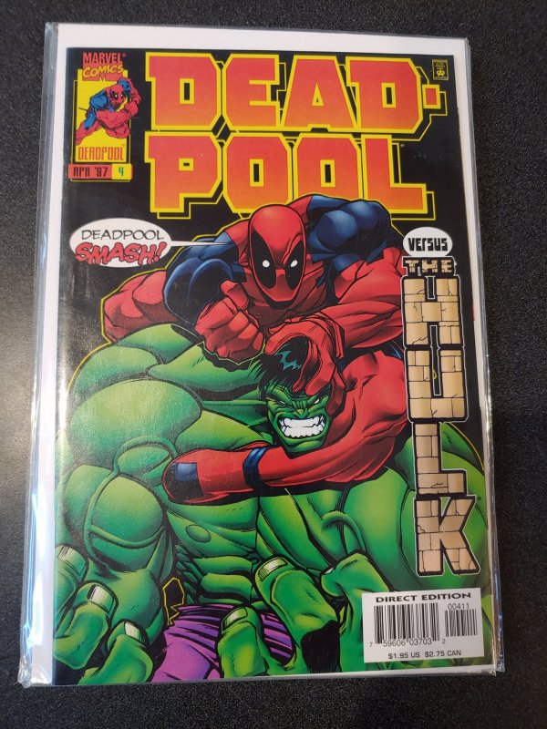DEADPOOL #4  VS. THE HULK  SCARCE ISSUE HARD TO FIND
