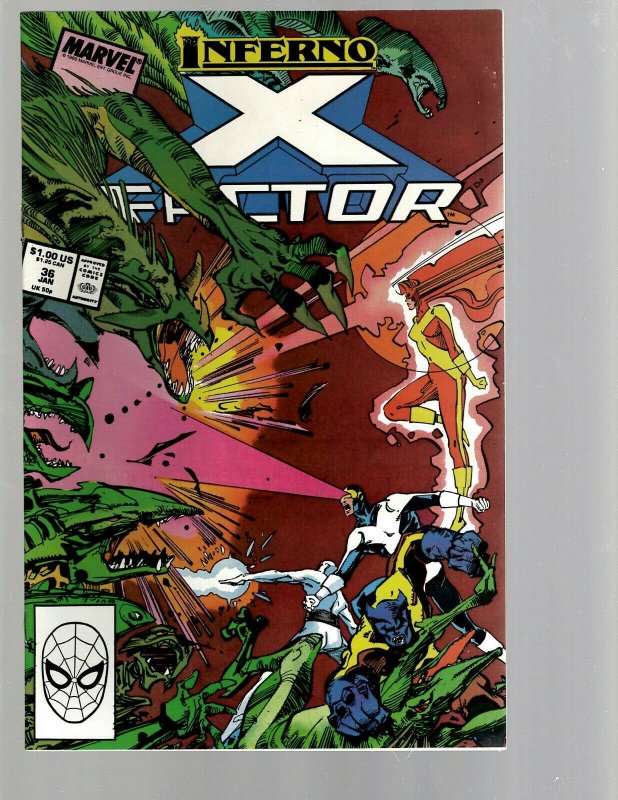 12 Marvel Comic Books X-Factor # 26 27 28 29 30 31 32 33 34 35 36 37 GK41