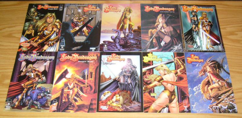 Lady Pendragon #1 + v2 #0 & 1-3 + v3 #1-10 VF/NM complete series + (12) more set