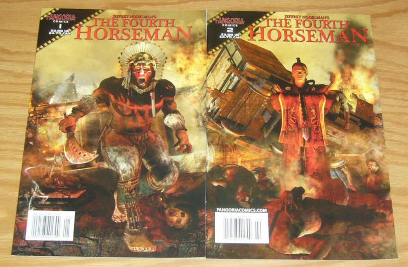 Jeffrey Nodelman's Fourth Horseman 1-2 VF/NM complete series apocalypse fangoria