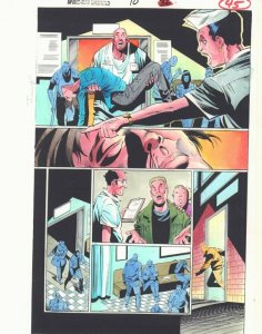 Spider-Man Unlimited #10 p.45 Color Guide Art - Emergency Room - by John Kalisz