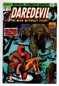 Daredevil #114 - 1st full Deathstalker - Black Widow  - Man-Thing - 1974 - VF