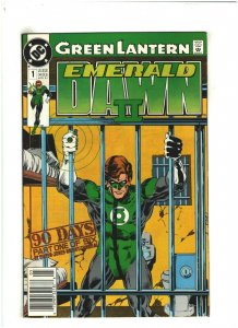 Green Lantern Emerald Dawn II #1 VF+ 8.5 Newsstand DC Comics 1991 70989321878