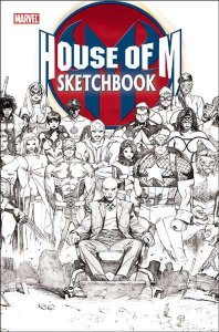 House of M (2005 series) Sketchbook #1, VF+ (Stock photo)