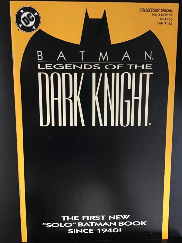 Legends of the Dark Knight #1 orange Cover (1989)