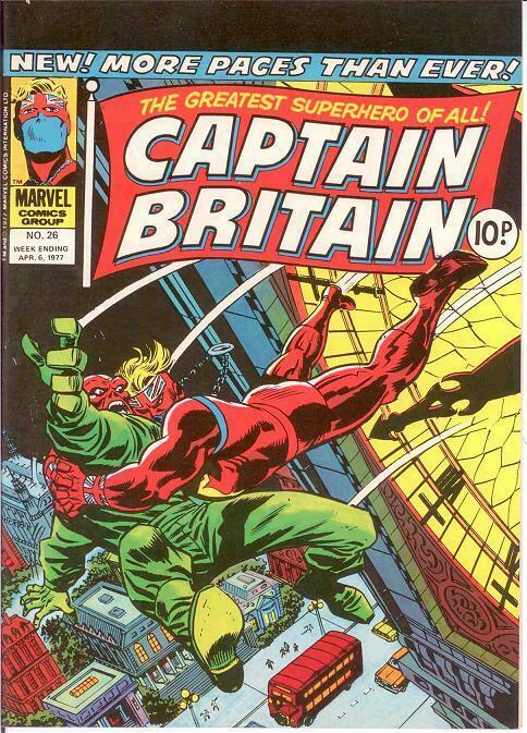 CAPTAIN BRITAIN (1976)  26 F-VF April 1977