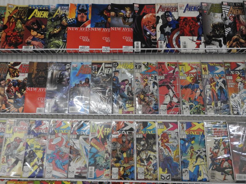 Huge Lot 170+ Comics W/X-Factor, Avengers, Silver Surfer+ Avg VG/Fine Condition!