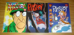 Rimshot #1-3 VF/NM complete series - rip off press - chris harmon set lot 2