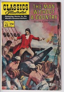 CLASSICS ILLUSTRATED #63 HRN 169 Man without a Country (1949) FN+ 6.5