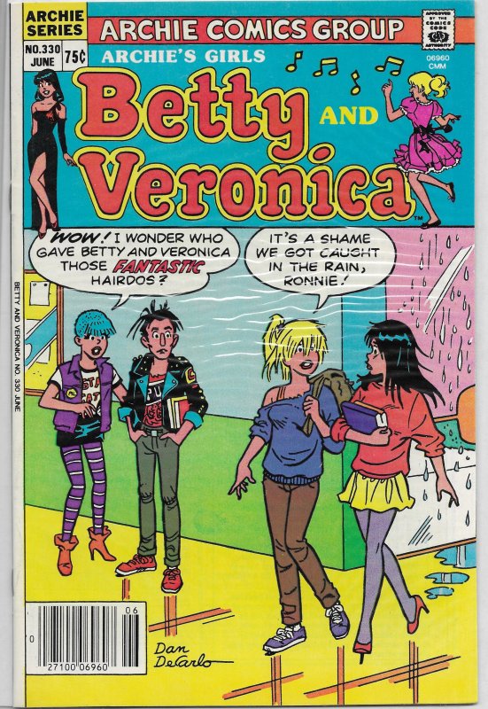 Archie's Girls Betty and Veronica   #330 VF/NM