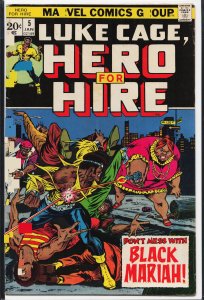 Hero for Hire #5 (1973) Luke Cage [Key Issue]