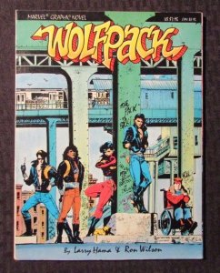 1987 WOLFPACK Marvel Graphic Novel by Ron Wilson SC VF 8.0 1st Printing