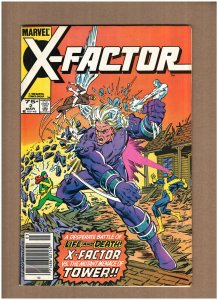 X-Factor #2 Newsstand Marvel Comics 1986 Bob Layton VG/FN 5.0