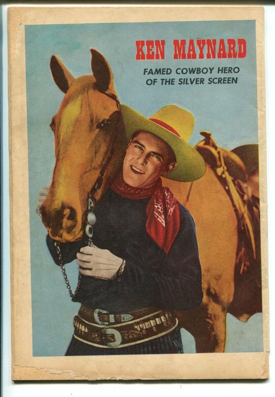 Ken Maynard Western #5 1951-Fawcett-movie photo covers-3 chapter story-VG+