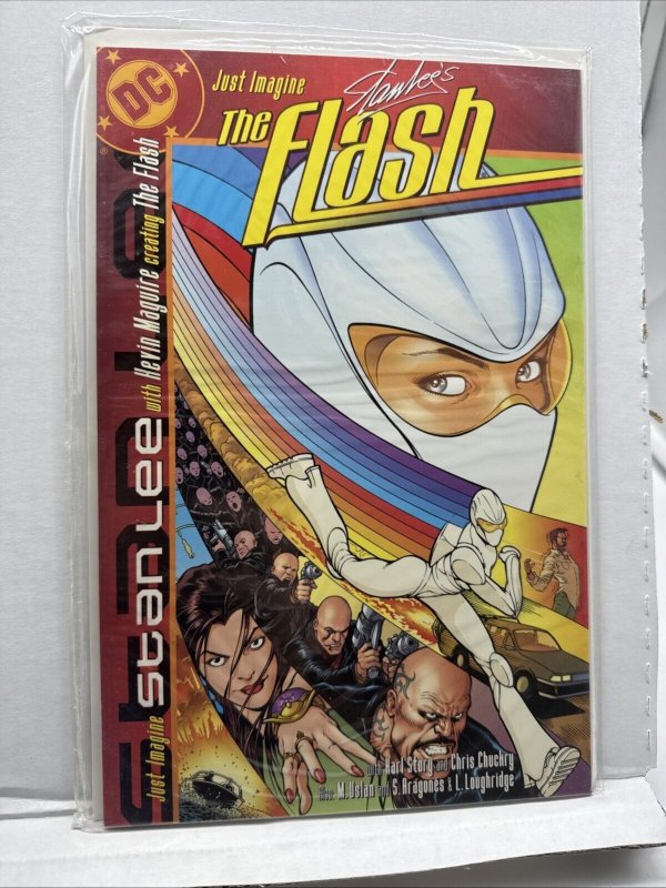 Just Imagine Stan Lee's the Flash DC Graphic Novel TPB Prestige Comic Book