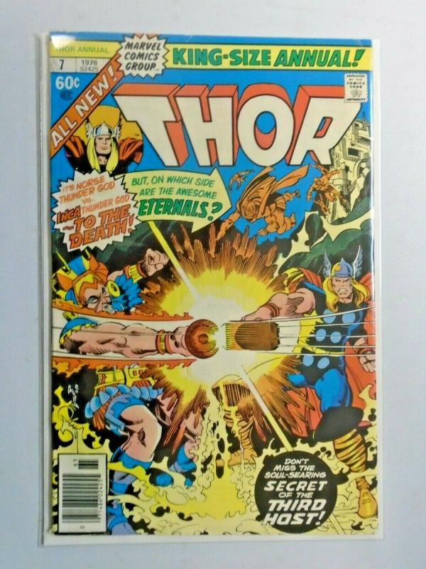 Thor #7 Annual 1st Series Eternals 5.0 (1978)