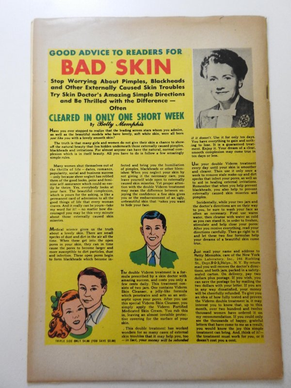 All True Romance #4 (1952) Fair/Good Condition! 6 Spine Split