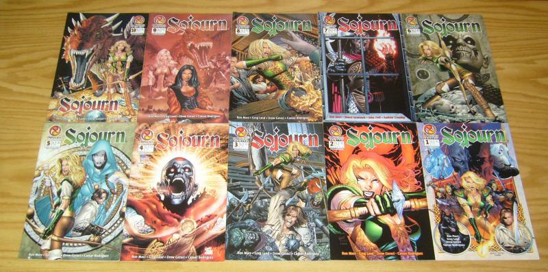 Sojourn #1-34 VF/NM complete series + prequel - mark waid - greg land - crossgen